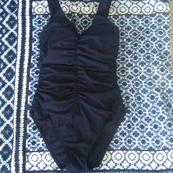 KARLA COLLETTO Other - 😎3xHOST PICK KARLA COLLETTO RUCH/FRONT UNDERWIRE ONE PIECE SWIMSUIT,NAVY BLUE,8